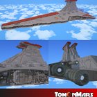 I built a Star Wars VENATOR in Minecraft at 1:1 scale! This is v4 of my design with updated turbolasers, hull trenches, new maintenance hangar, fresh vehicles, new Jedi training room, and so much more! Let me know your favourite part!