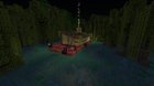 I made a abandon houseboat in the new mangrove swamps