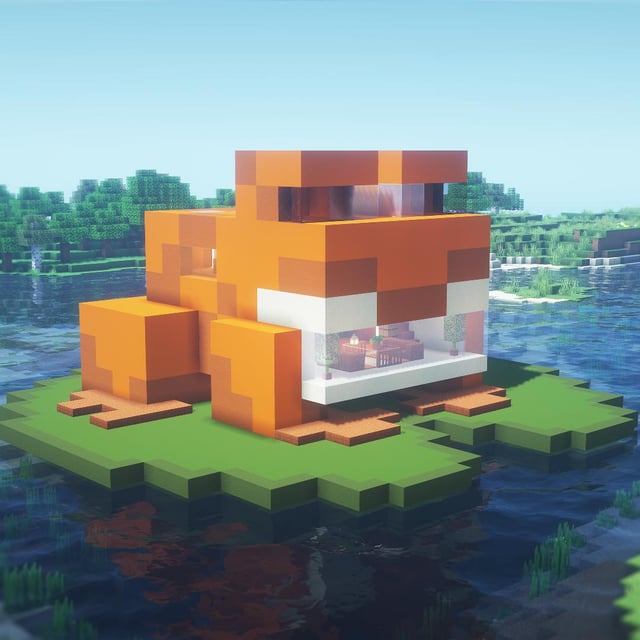 I Built a Frog House in Minecraft, Any Thoughts?