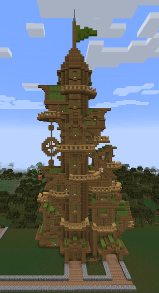 I just built a vertical house and I want you to rate my build out of 10.