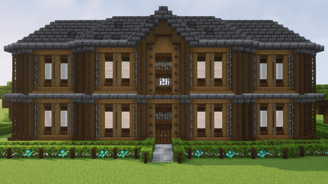 I made a big wooden house what do you think? feedback and suggestions are welcome!