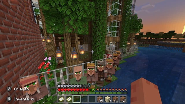 I created these fences to protect the city from monster invasions, but the villagers didn't quite understand with...