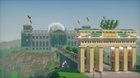 I built the Brandenburg Gate and the German Reichstag at the end of my bridge