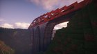 just posted this on r/minecraft, and i figured it would make sense here too, so heres a bridge i made on some pretty awesome 1.18 terrain, it took quite a while to build, but im really happy with it