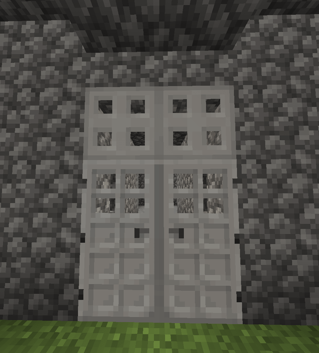 The iron trapdoor texture dosen't fit the iron door texture...