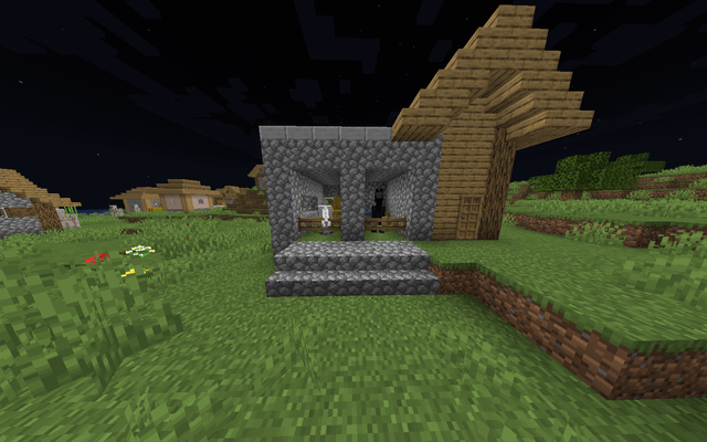 A horse stable I made.