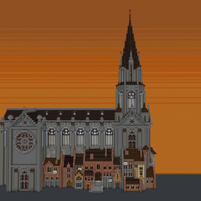 I built this cathedral today. Hope you like it!