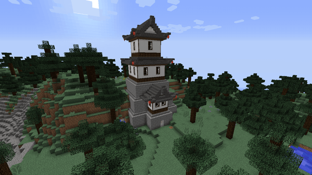 I made this japanese imperial tower some months ago.