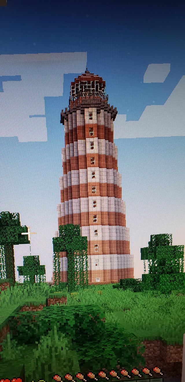 I know its simple but I'm really proud of my lighthouse