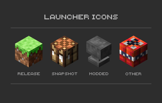 I made more Minecraft Launcher icons