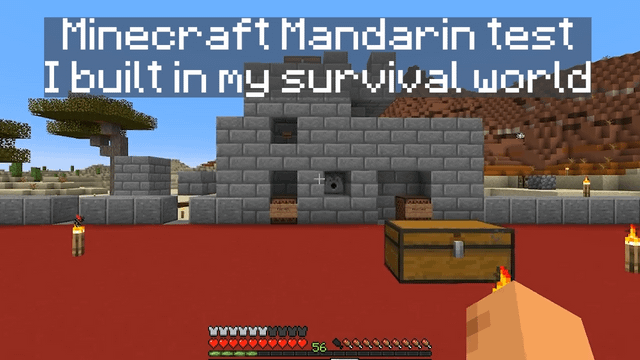 I'm currently learning Mandarin - here's a redstone contraption I made in my world to test me!