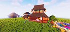 I got inspiration from the Japanese manga series Demon Slayer, so I built the Tsuzumi Mansion in Minecraft!