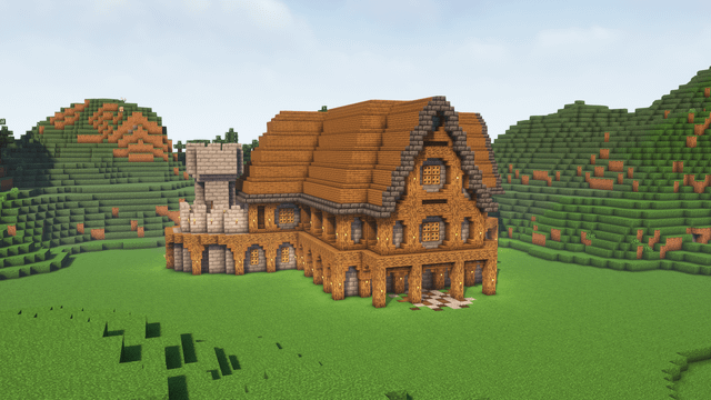 I made this medieval sort of house in survival. What do you think?