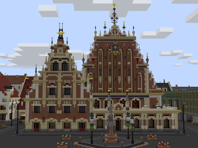 I built part of Riga (capital of Latvia) in Minecraft! Let me know what you think!