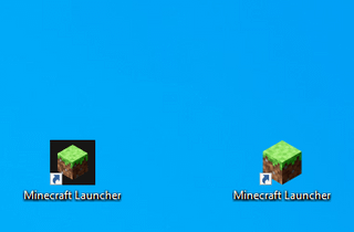 I removed black background from the new launcher icon (download in comments)