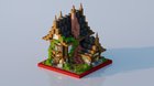 I made a 1 Chunk Medieval House!