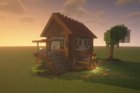 I tried replicating a building I saw in a video, I dont remember which video it was though