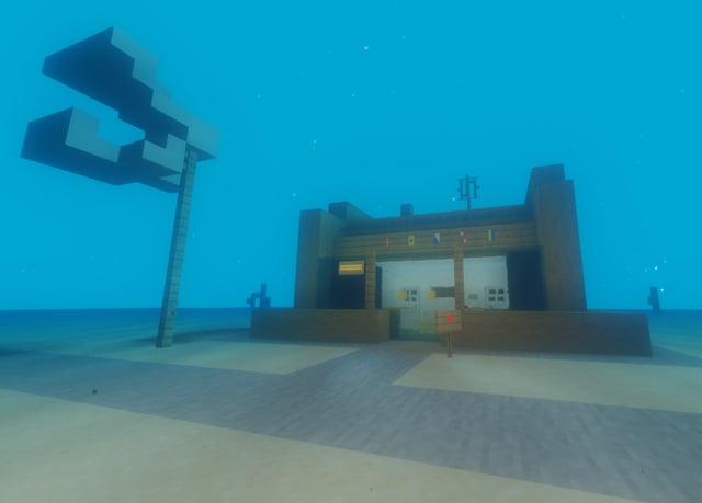 I made the Krusty Krab in Minecraft!