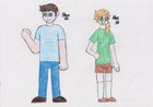 (First post) I drew Steve, Alex and mobs, with some mobs humanized and others stylized; you can ask me about name and design inspirations and some other things in comments