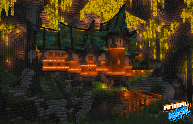 I made a lush cave mining base! Thoughts?