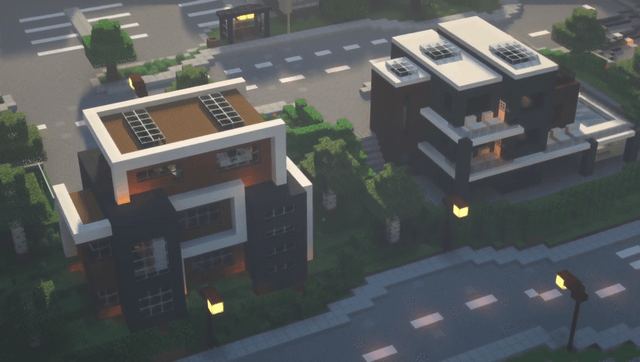 I have for some months built this residential area with modern villas and other buildings. It's not done yet, but do you guys have any thoughts on it so far?