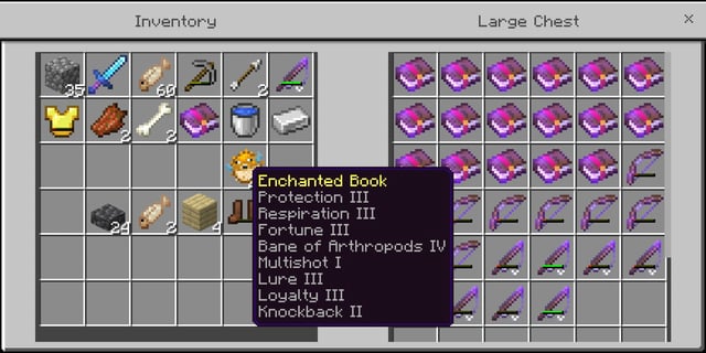 I got this book by fishing. Do you know how to separate the enchantment book into individual books?