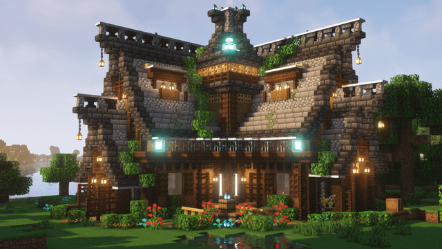 I tried to make Medieval style fantasy mansion, what do you think? feedback and suggestions are welcome!