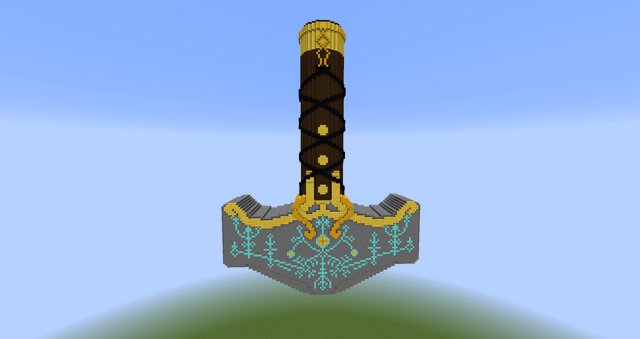 I built Mjolnir! This is easily the largest build I've ever done, and the proudest I've ever been of a build.