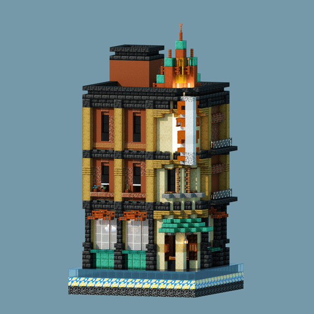 I built an art-deco style cafe