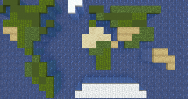 I made the world map in minecraft !