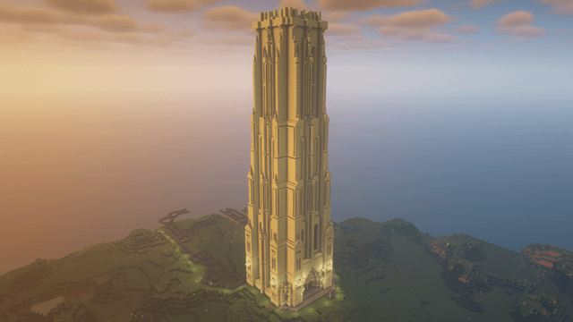 I'm building this massive cathedral in survival, not done yet