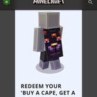 Minecraft is getting its first “paid” cape :/