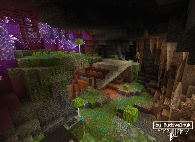 I've tried to build a custom cave with a house in it. What do you all think?