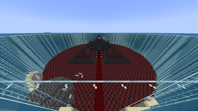 I changed the theme of ocean monument to red and black.