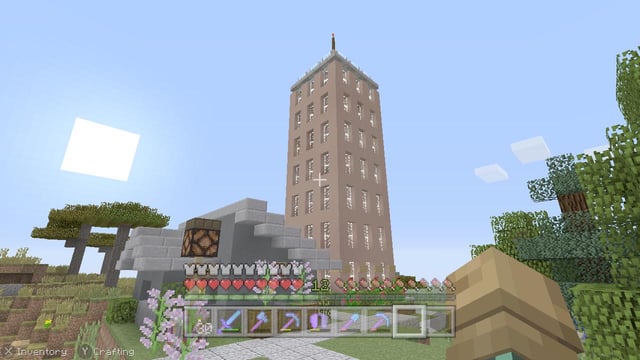 I just finished these two new buildings in minecraft legacy edition. What do you think?