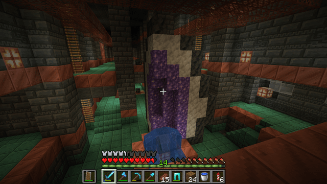 I found this geode that generated in a trial chamber