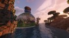 Screenshots of my “village in bottle” build