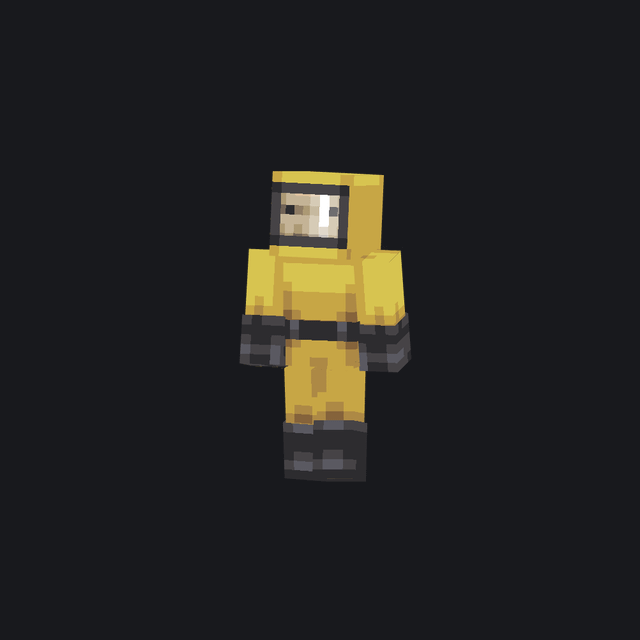 I'm playing Minecraft this weekend, so I've made a skin for myself.