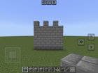 I find it very annoying when it becomes impossible to build battlements on an uneven wall… so I thought of using heavy cores! (Works best on deepslate)