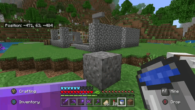 I was playing on a bedrock realm with my friend then this happened.