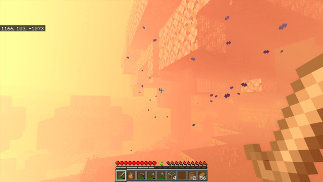 Minecraft Bedrock RTX Cherry Blossom biome gives off way too much fog. Is this a common issue? It is pretty, though