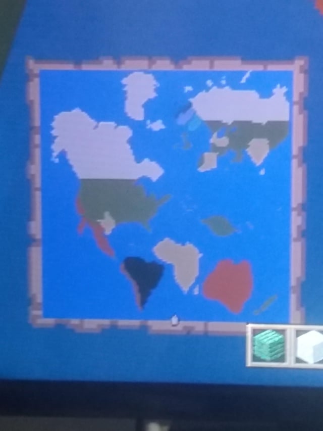 I built the world map