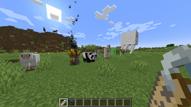 In the new snapshot, any entity can have the jeb_ effect