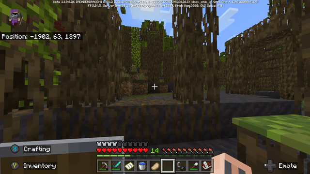 [BEDROCK]. Entire mangrove forest and trees dying when a single block is disturbed?