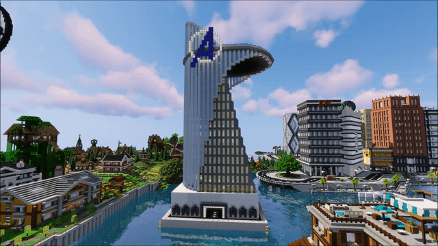 I built this Avengers Tower as my main base in survival - hope you like it!