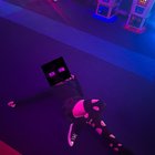 I cosplayed enderman!!