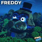 I made a huge withered Glamrock Freddy statue in Minecraft! What do you think, super star?