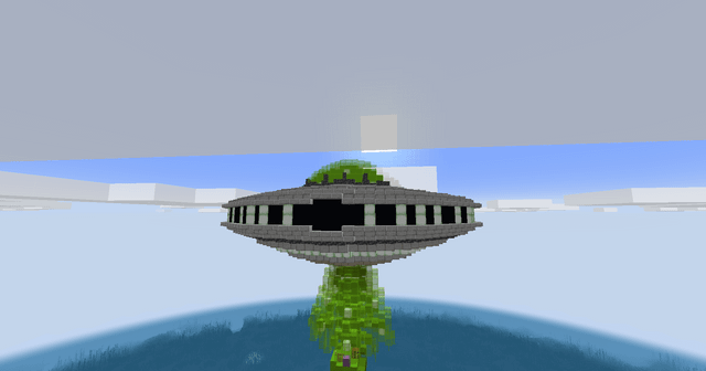 i cover my creeper farm with a ufo