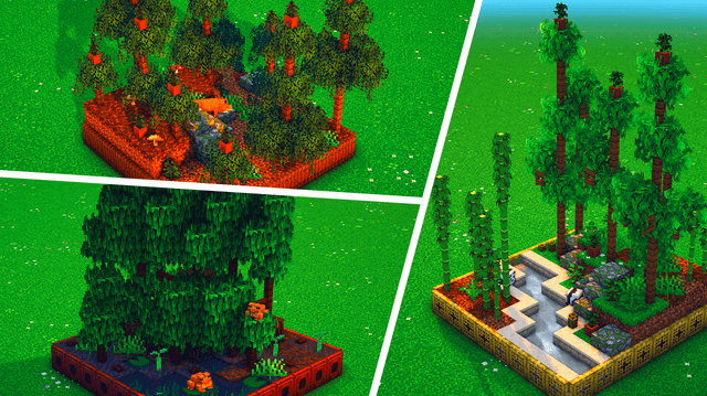 I Built Different Mini Biomes.