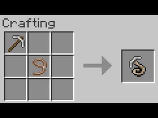 Imagine a grappling hook in minecraft